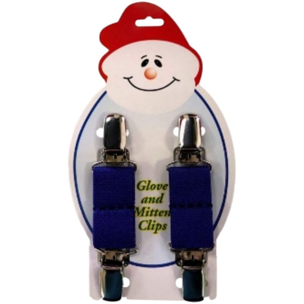 Children's Clip-on Glove and Mitten Keepers (One Set of Clips)  - Royal Blue